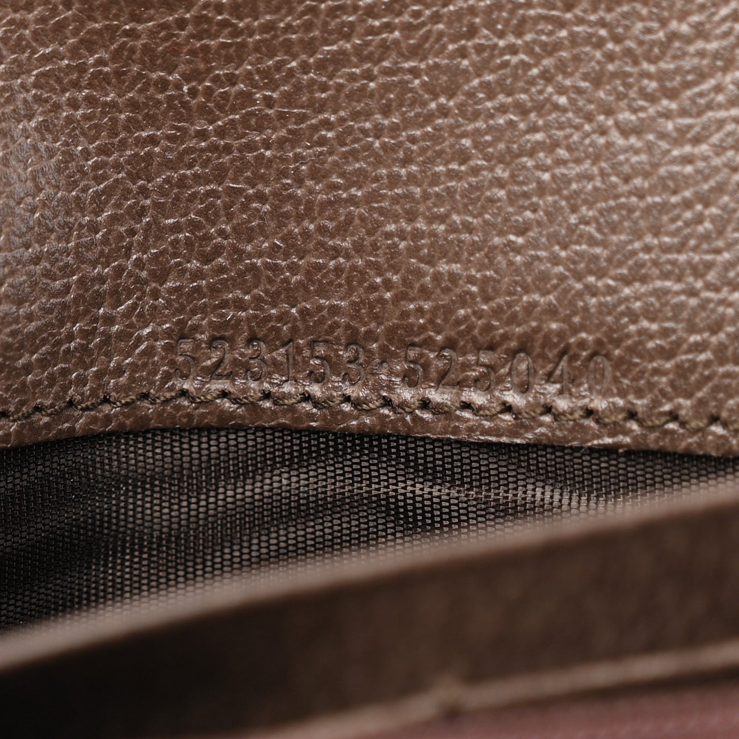 GG Supreme Monogram Web Ophidia Continental Wallet Brown