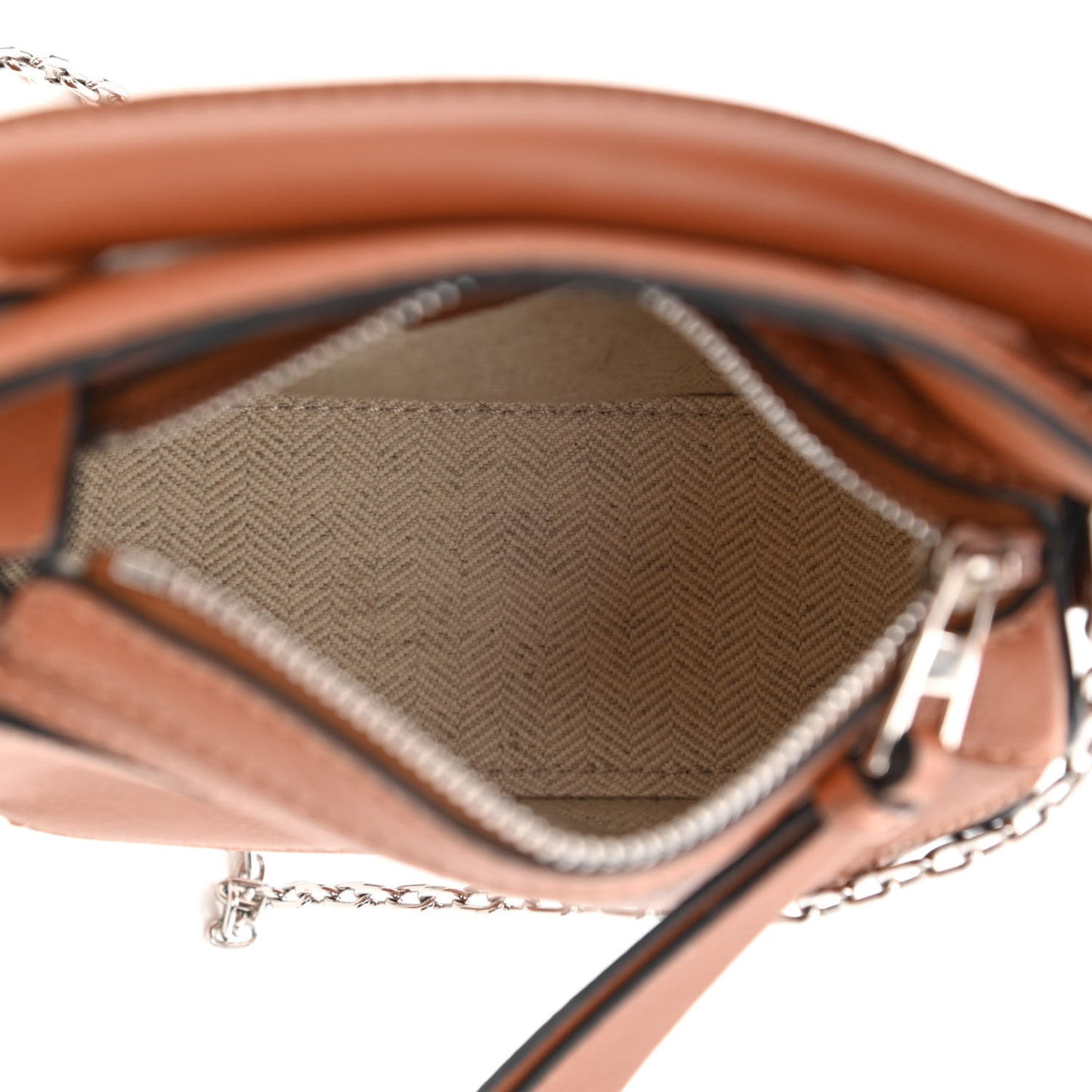 Calfskin Nano Puzzle Bag Tan