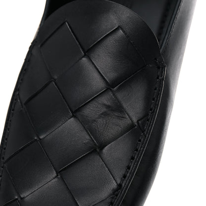 Bottega Veneta Nappa Intrecciato Driver Loafers 41 Black 8 of 11