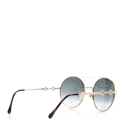 Gucci Round Horsebit Sunglasses GG0878S Gold 4 of 4