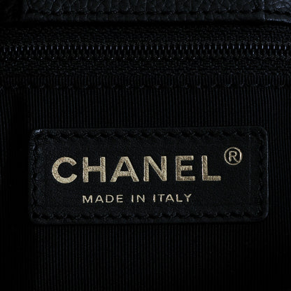 Chanel Calfskin Cerf Executive Shopper Tote Black 6 of 7