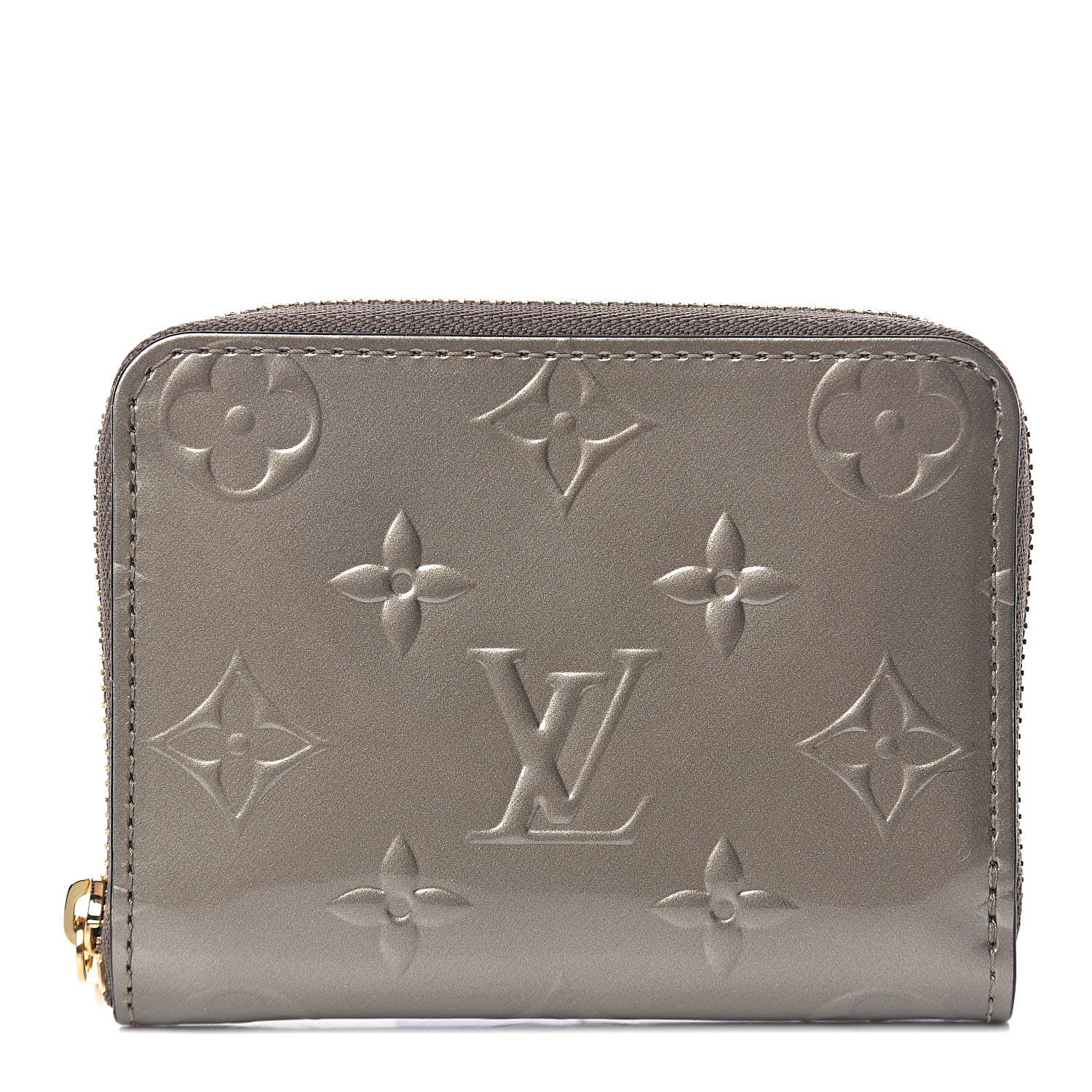 Louis Vuitton Vernis Zippy Coin Purse Champagne Metallise 1 of 7