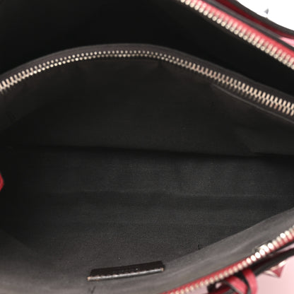 Fendi Vitello Dolce Marmol Medium By The Way Boston Bag Ciliegia 5 of 15