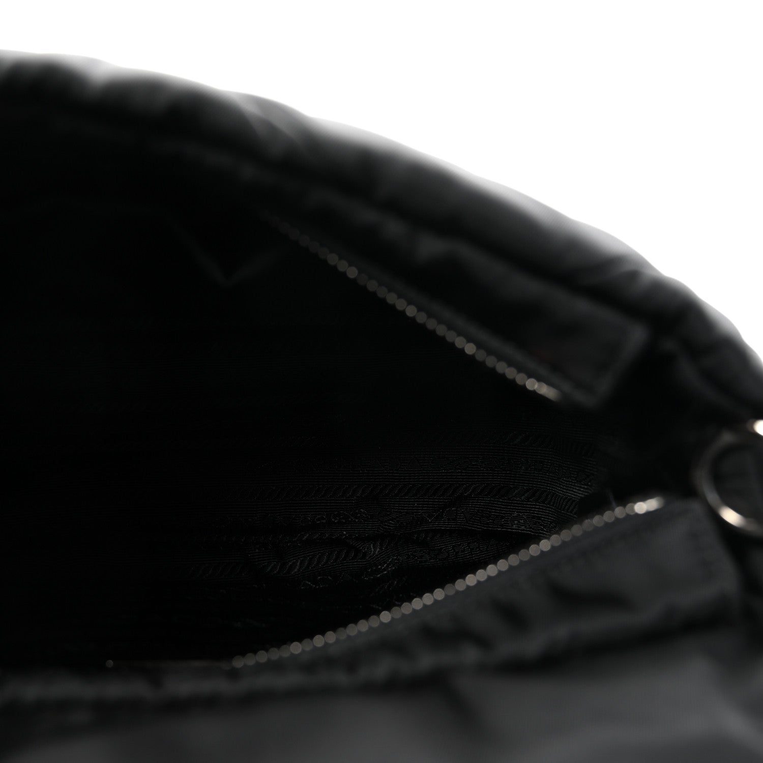 Prada Re-Nylon Quilted Padded Flap Shoulder Bag Black 7 of 11