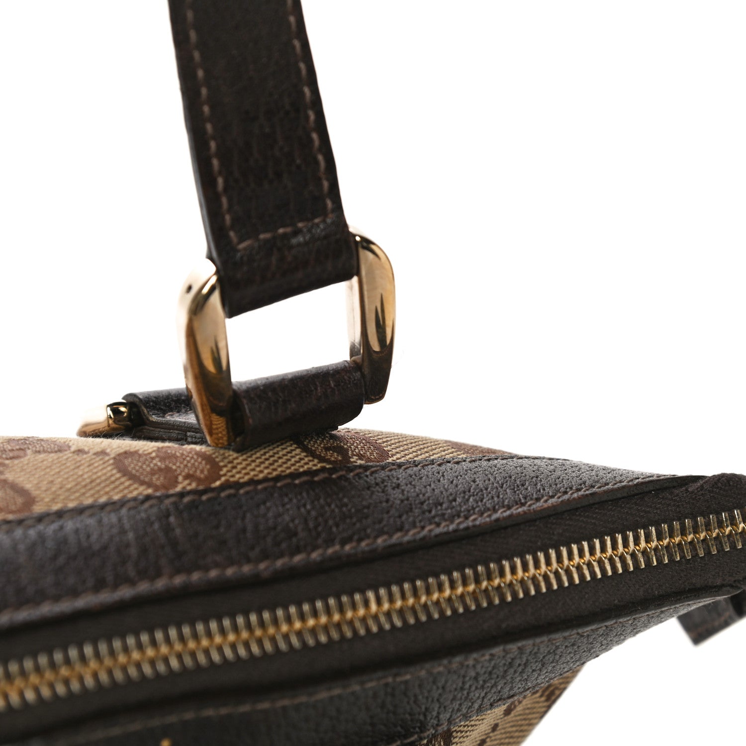 Gucci Monogram Small Abbey Tote Dark Brown 24 of 33