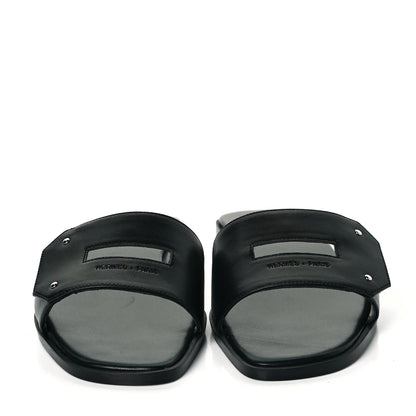 Hermes Calfskin View Sandals 35 Black 2 of 9