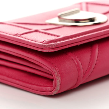 Christian Dior Calfskin Cannage Diorama Nomadene Wallet Fuchsia 14 of 18