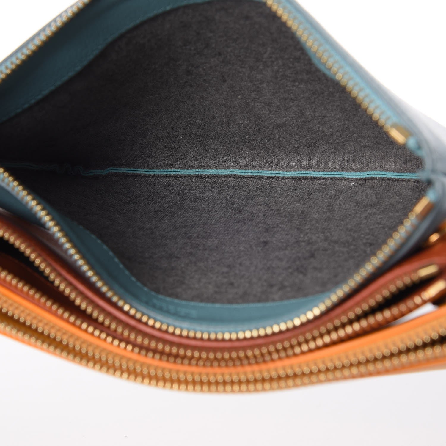 Celine Lambskin Small Multicolor Trio Crossbody Bag Antarctic 5 of 10