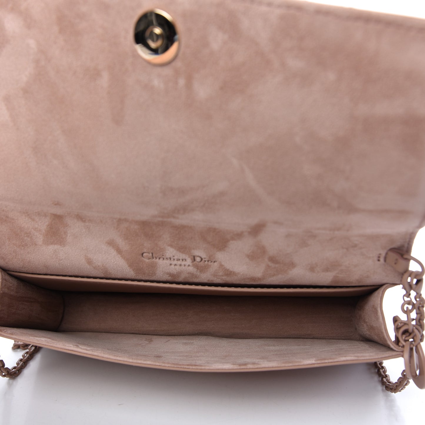Ultra Matte Calfskin Cannage Lady Dior Clutch Fard