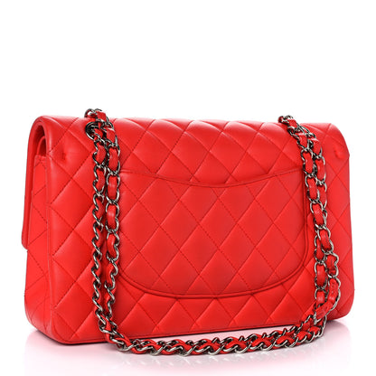 Chanel Lambskin Quilted Medium Double Flap Red 3 of 13