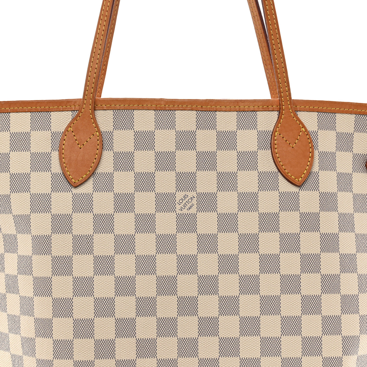 Damier Azur Neo Neverfull MM Rose Ballerine