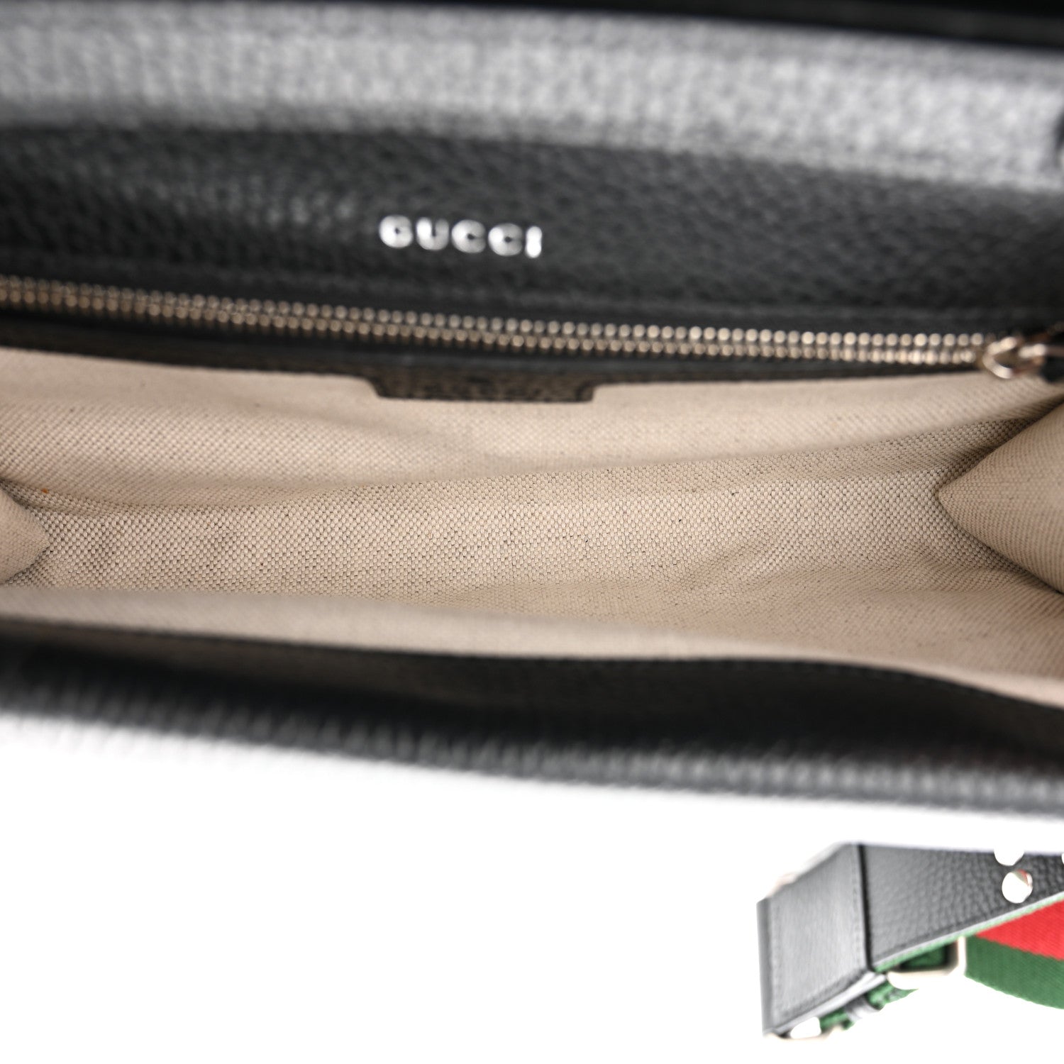 Gucci Dollar Calfskin Web Small Dionysus Crossbody Bag Black 5 of 12
