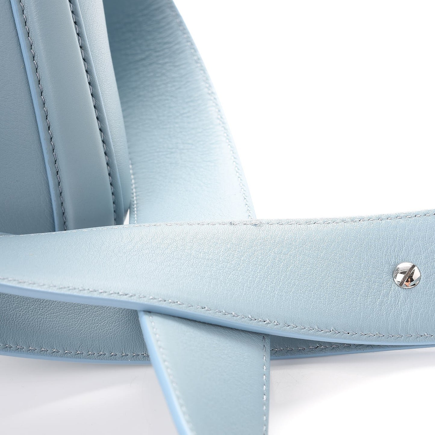 Calfskin Mini Heroine Light Blue