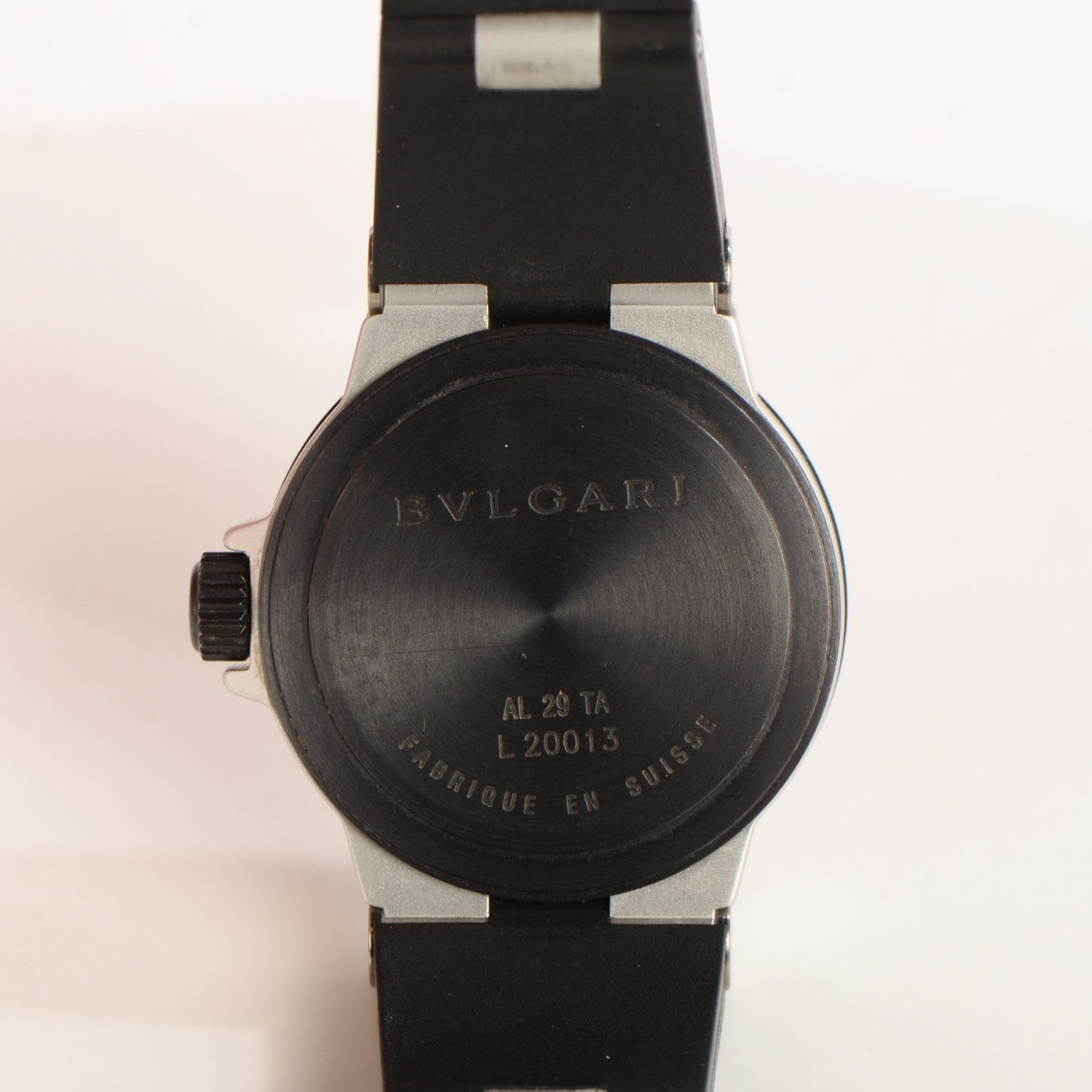 Bulgari Aluminum Rubber 29mm Diagono Quartz Watch 6 of 7