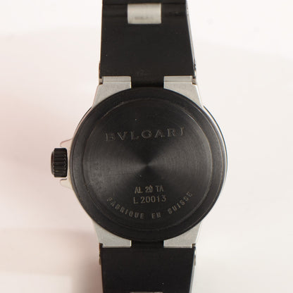 Bulgari Aluminum Rubber 29mm Diagono Quartz Watch 6 of 7