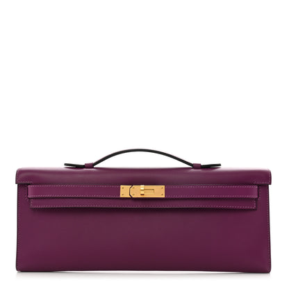 Hermes Swift Kelly Cut Clutch Pochette Anemone 1 of 6