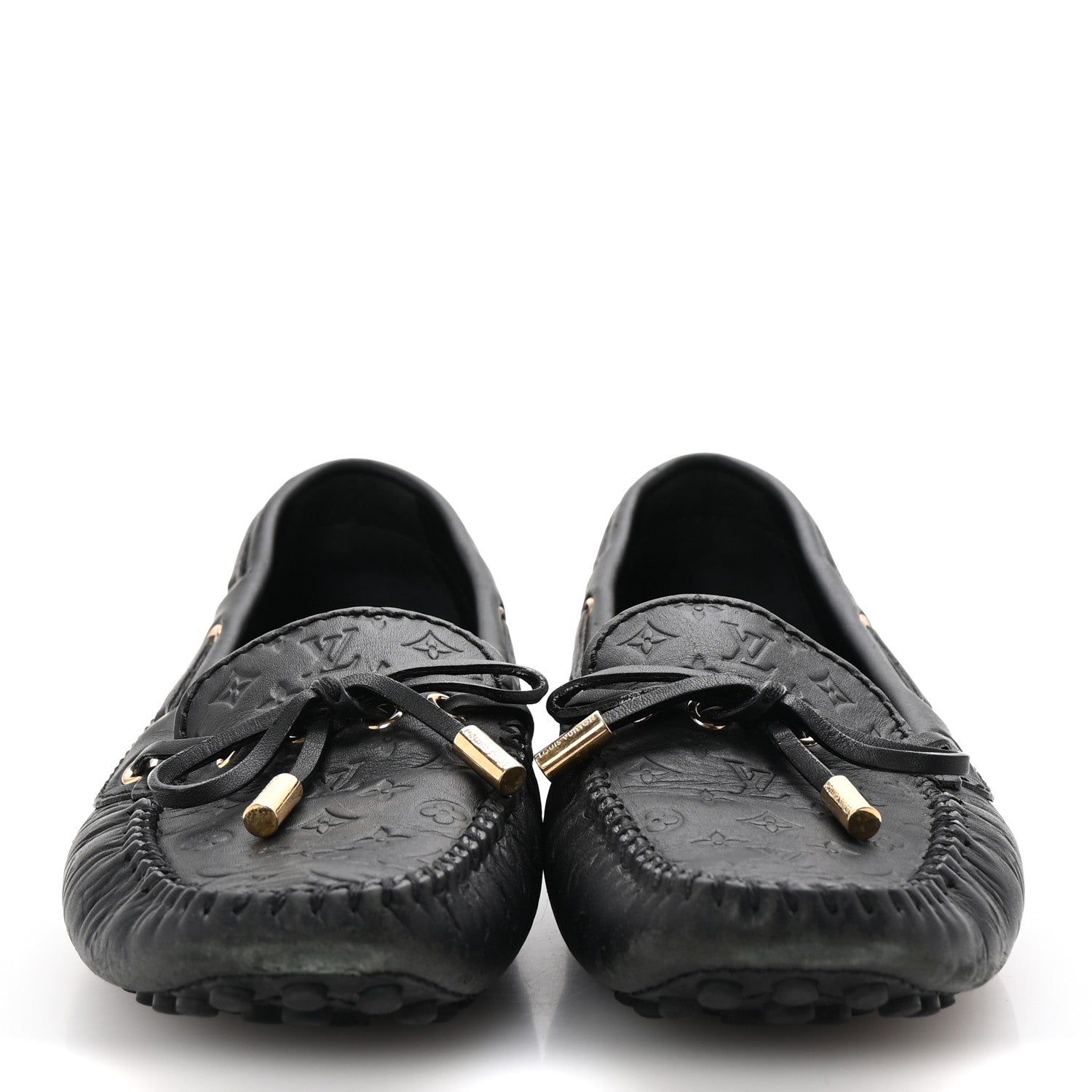 Louis Vuitton Empreinte Gloria Loafers 37 Black 3 of 9