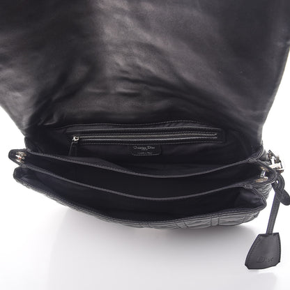 Christian Dior Lambskin Cannage Large New Lock Flap Black 5 of 7