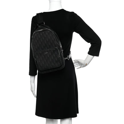 Christian Dior Oblique Mini Rider Backpack Black 2 of 13