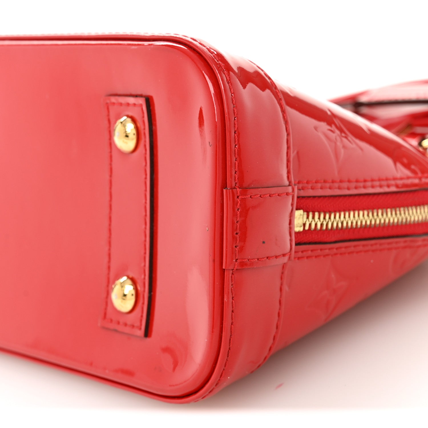 Louis Vuitton Vernis Alma BB Cherry 10 of 11