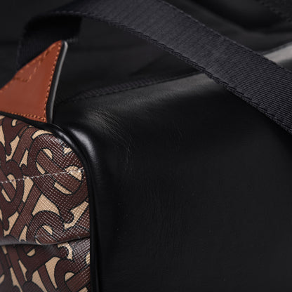 Burberry E-Canvas Monogram Stripe Backpack Bridle Brown 11 of 13