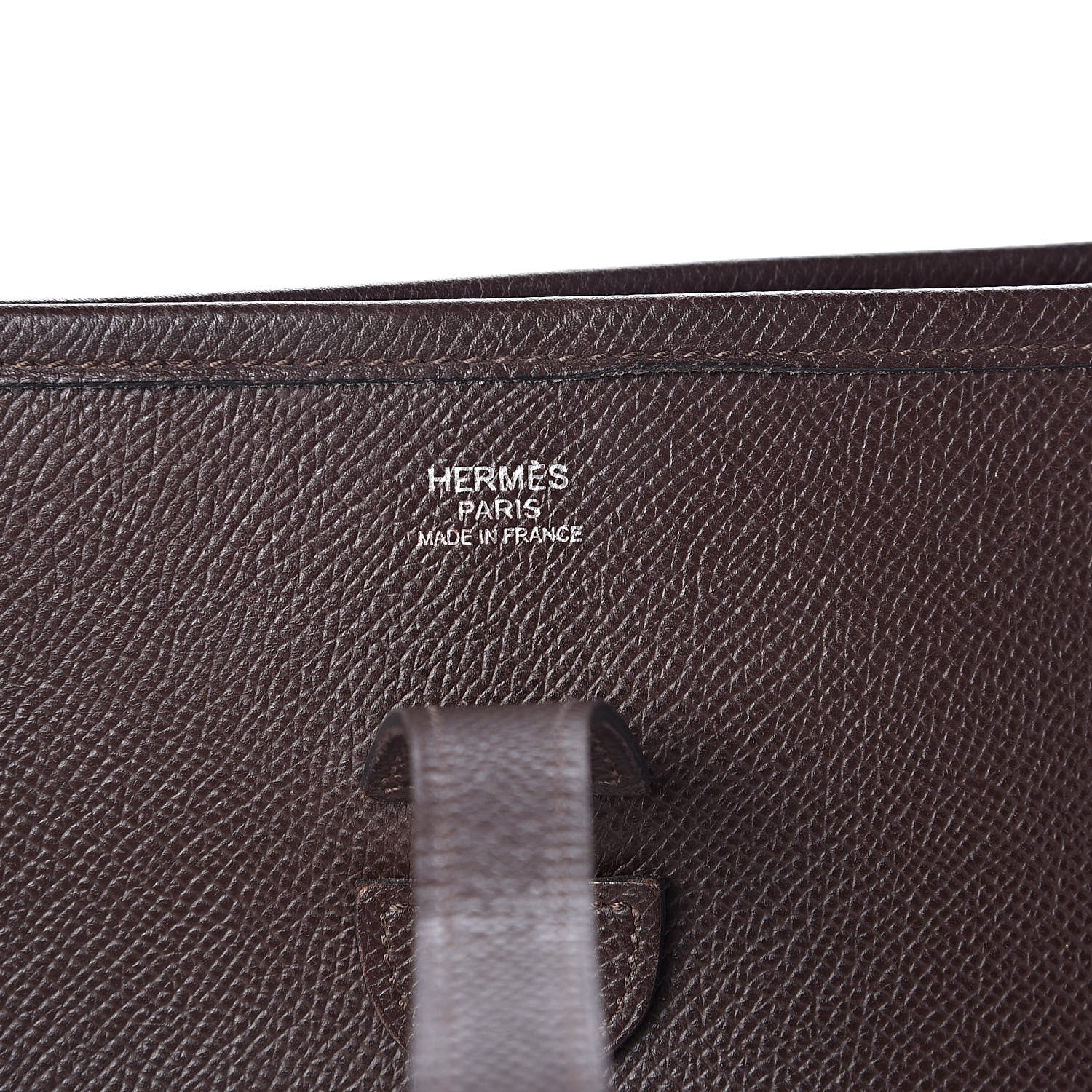 Hermes Epsom Evelyne II PM Chocolate 6 of 10
