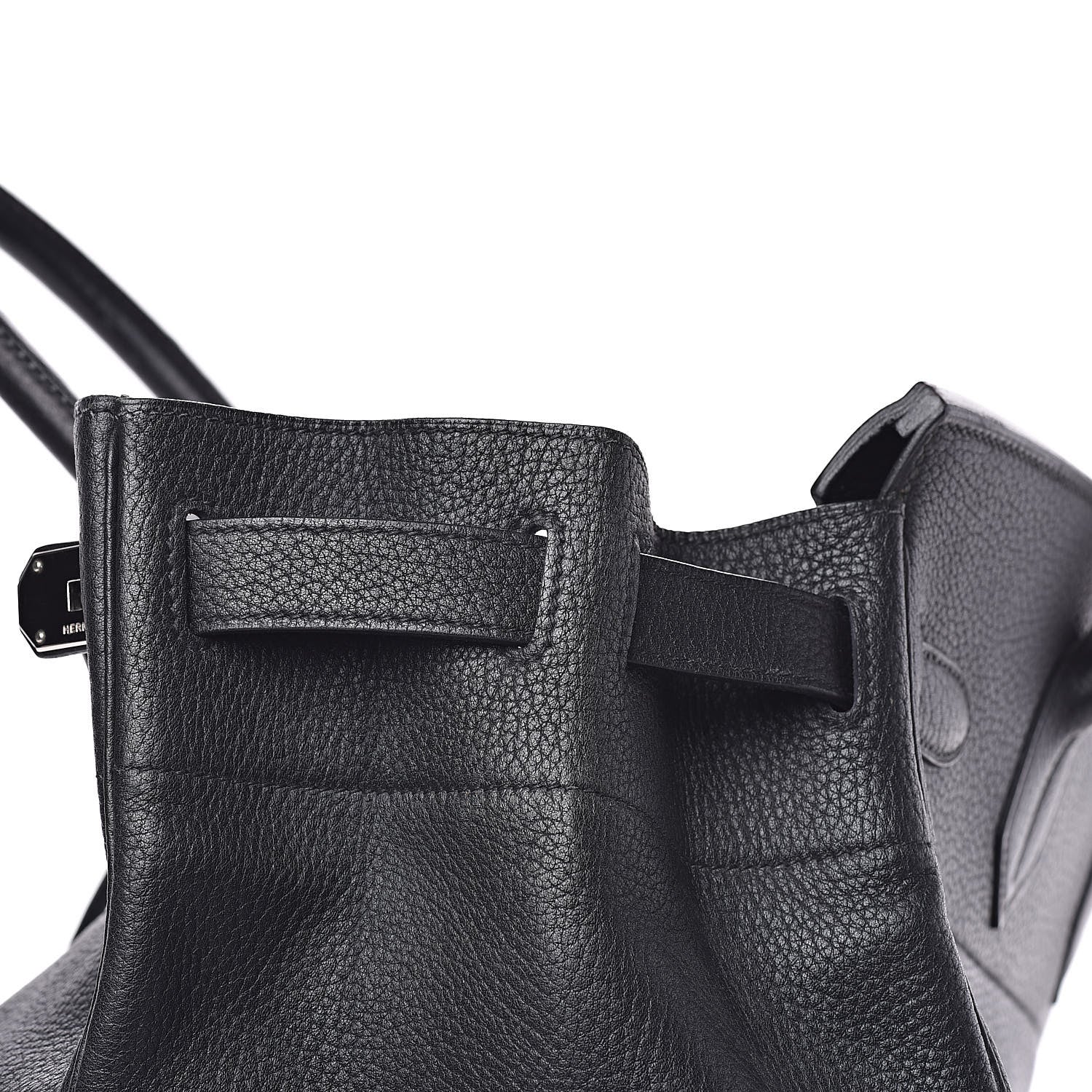 Hermes Taurillon Clemence HAC Birkin 40 Black 15 of 33