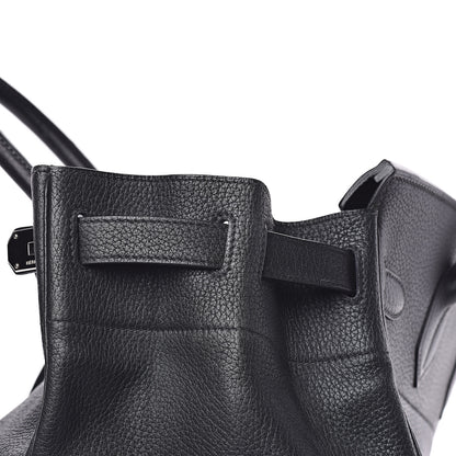 Hermes Taurillon Clemence HAC Birkin 40 Black 15 of 33