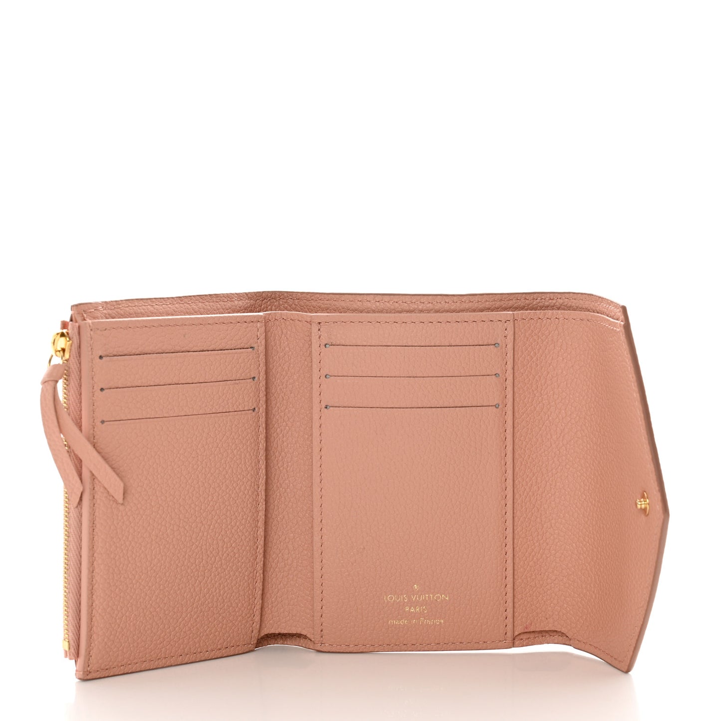 Empreinte Monogram Giant Victorine Wallet Rose Trianon Creme