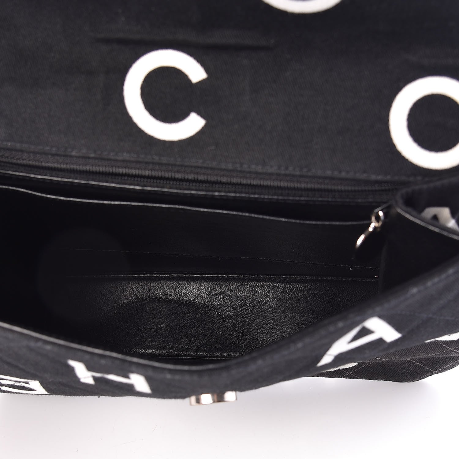 Chanel Canvas Quilted Coco ID Chain Bag Black 5 of 11