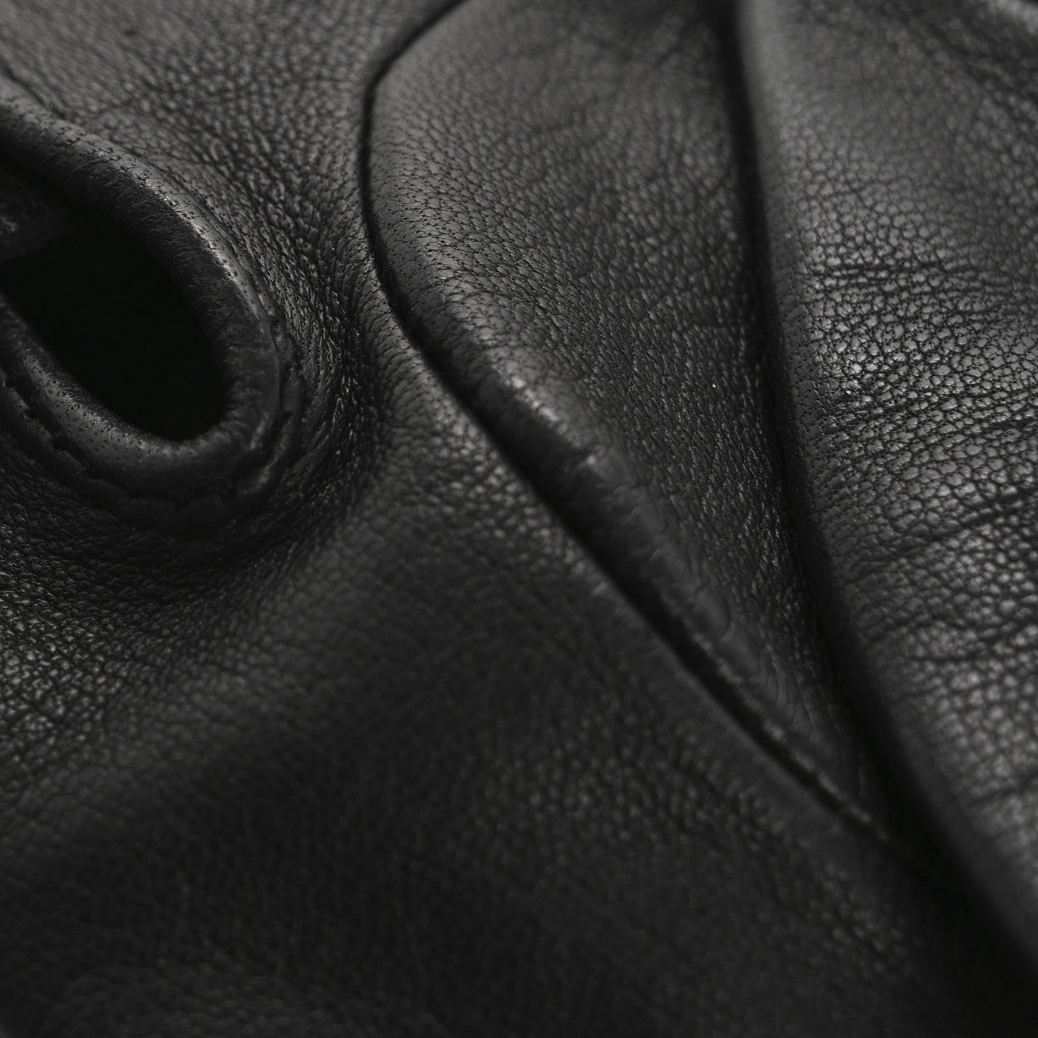 Chanel Lambskin Paris Dallas Fingerless CC Gloves 6 Black 7 of 9
