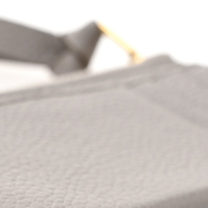 Chloe Grained Calfskin Medium Marcie Zip Card Holder Cashmere Grey 10 of 11