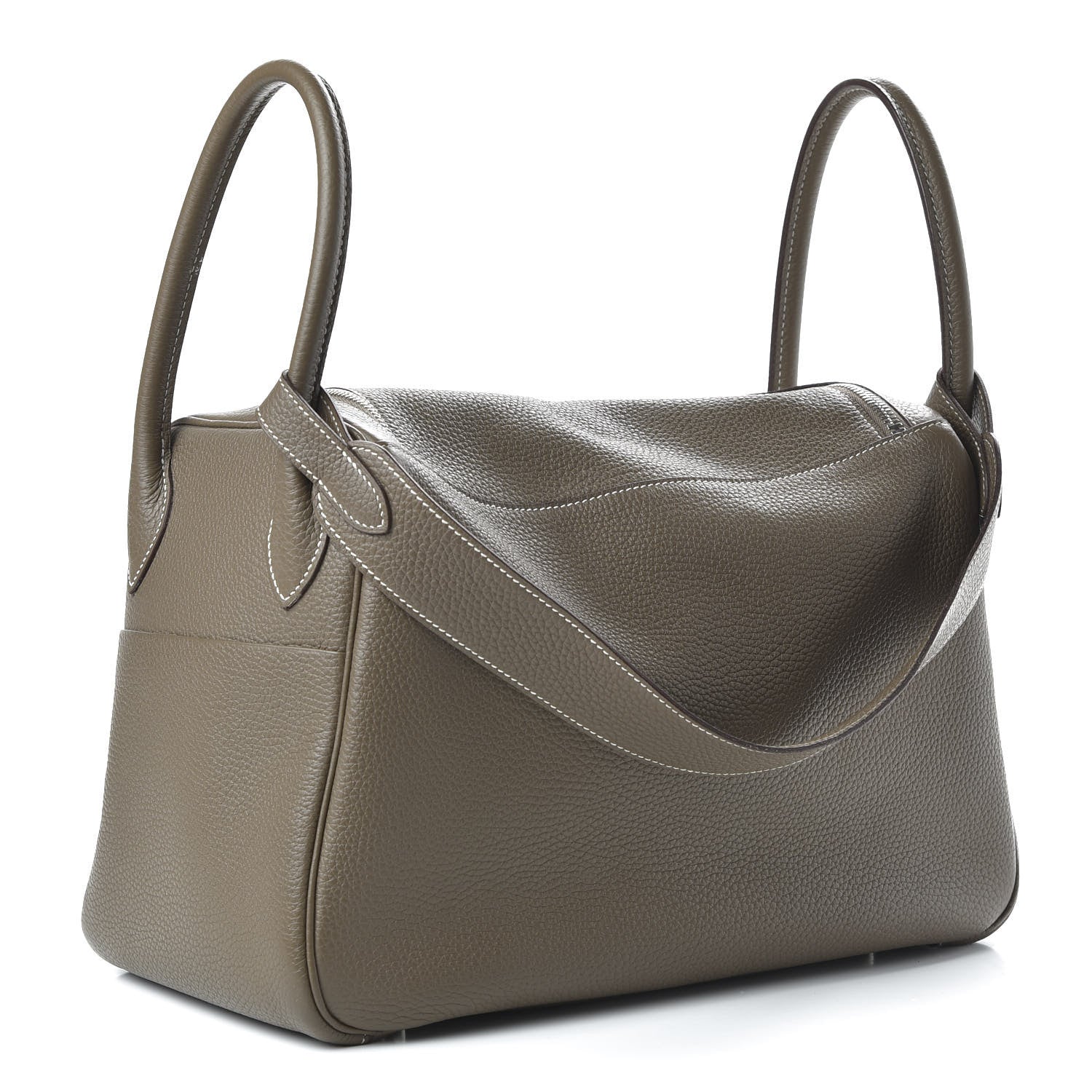 Hermes Taurillon Clemence Lindy 34 Etoupe 3 of 9