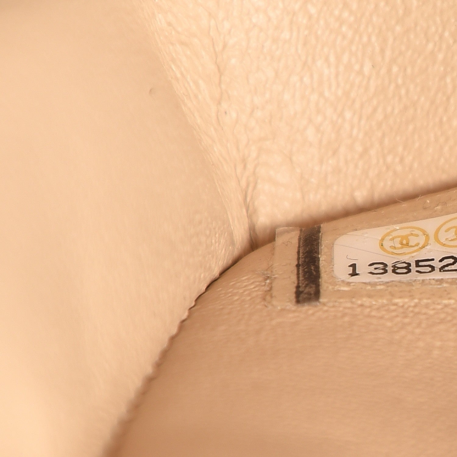 Chanel Caviar Quilted Medium Double Flap Beige Clair 7 of 9