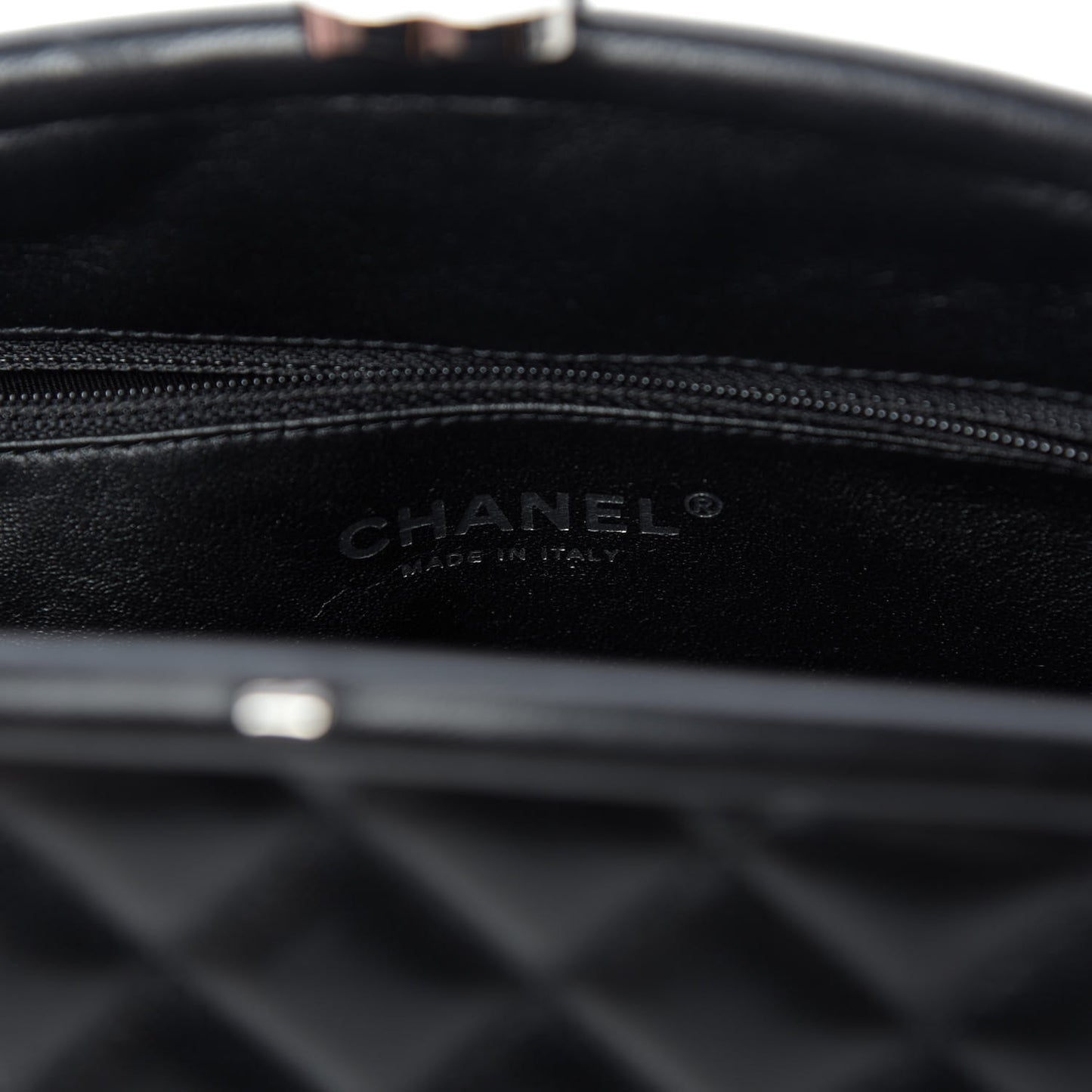 Lambskin Quilted Timeless Clutch Black