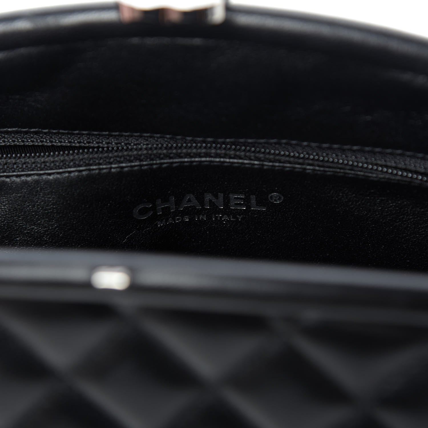 Chanel Lambskin Quilted Timeless Clutch Black 8 of 11