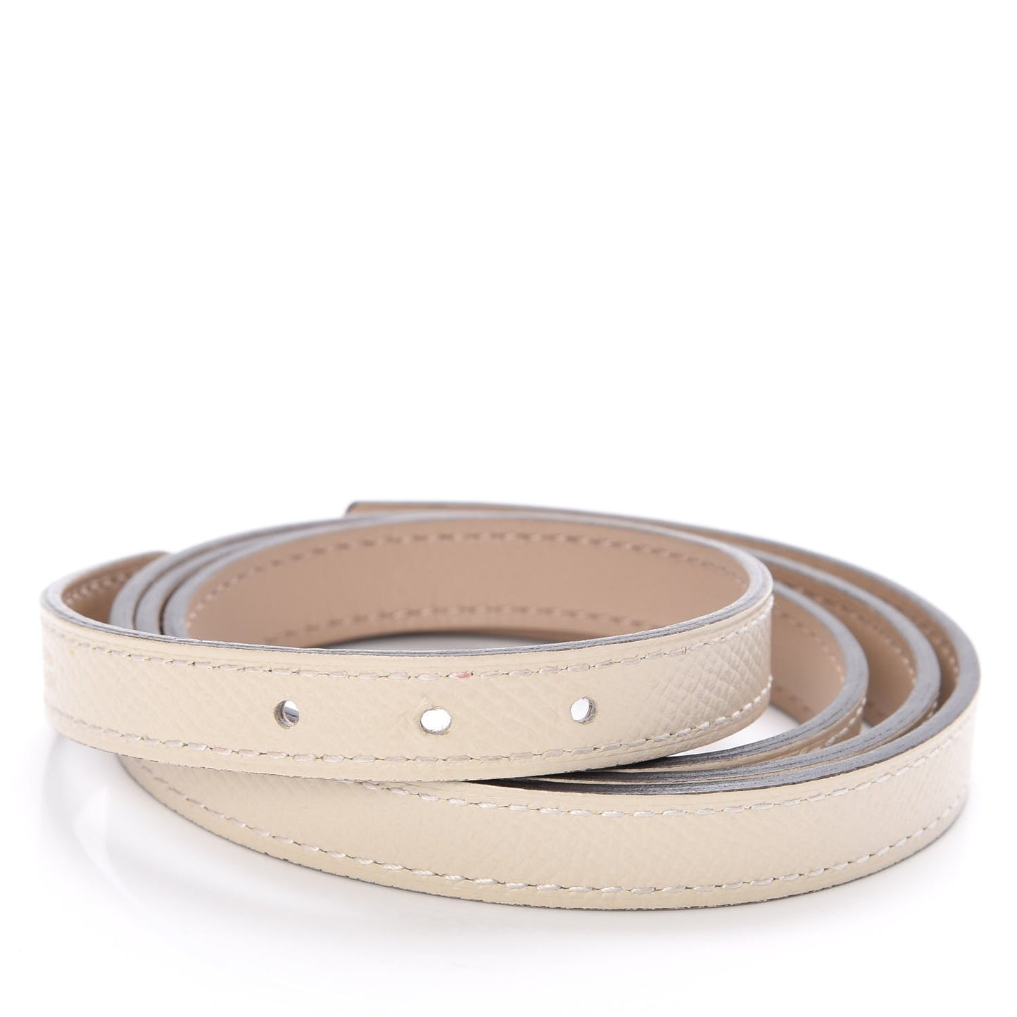 Swift Epsom 13mm Belt Strap 85 Gris Tourterelle Craie