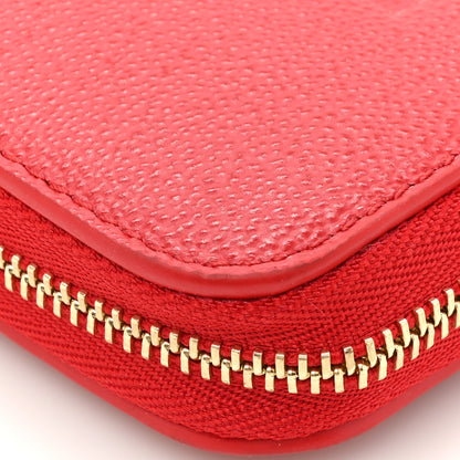 Burberry Soft Grain Elmore Zip Around Wallet Red 13 of 16