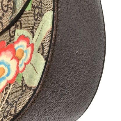 Gucci GG Supreme Monogram Tian Web Medium Padlock Messenger Shoulder Bag Beige Multicolor New Acero 11 of 12