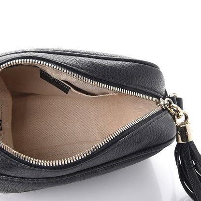 Gucci Pebbled Calfskin Small Soho Disco Bag Black 5 of 8