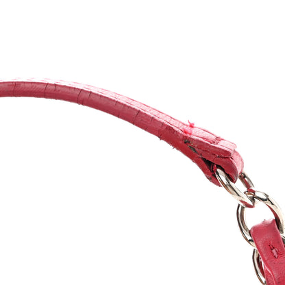 Chanel Patent Quilted Small Rock In Rome Single Flap Dark Pink 19 of 23