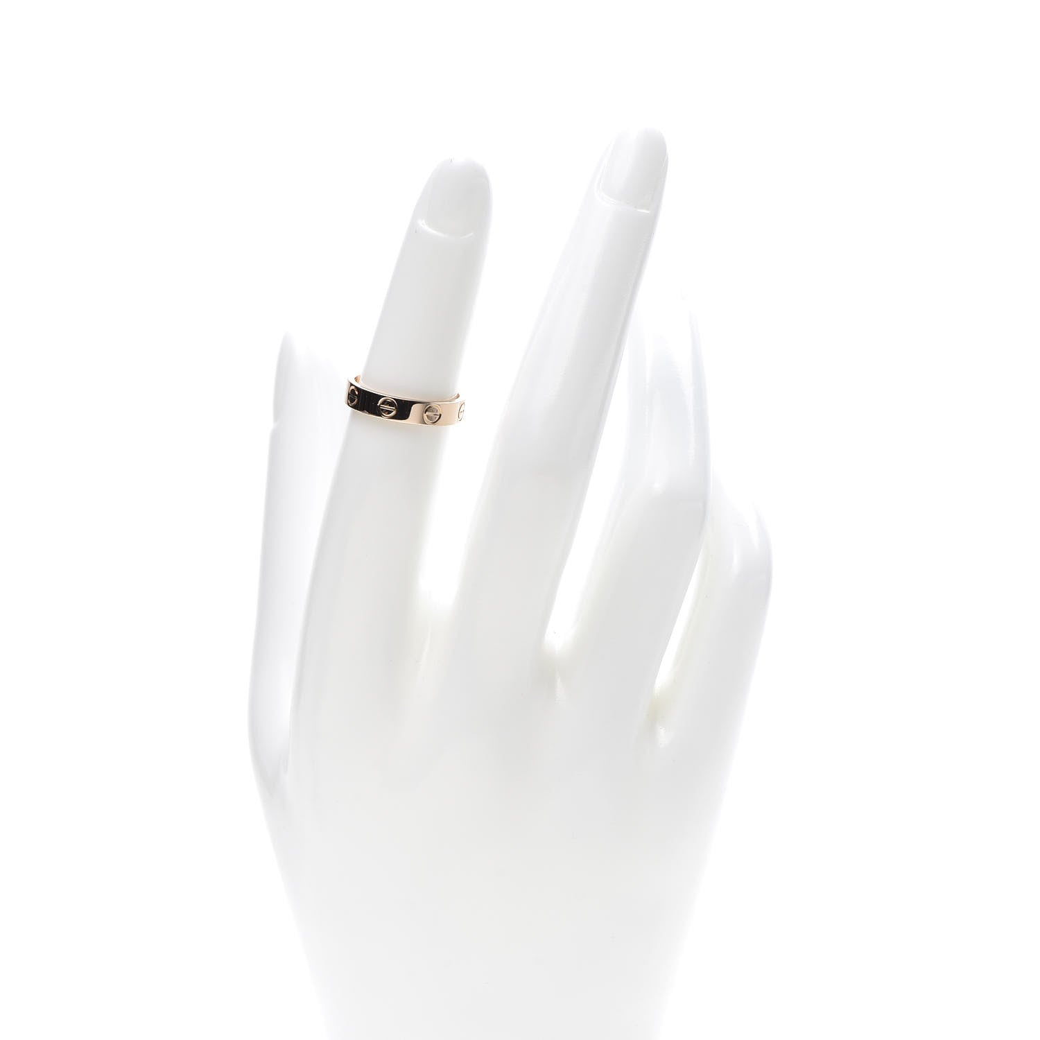 Cartier 18K Pink Gold 3.5mm LOVE Wedding Band Ring 49 5 2 of 4