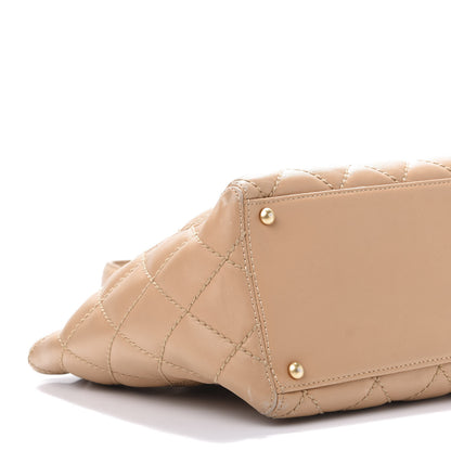 Chanel Calfskin Wild Stitch Medium Tote Beige 10 of 16