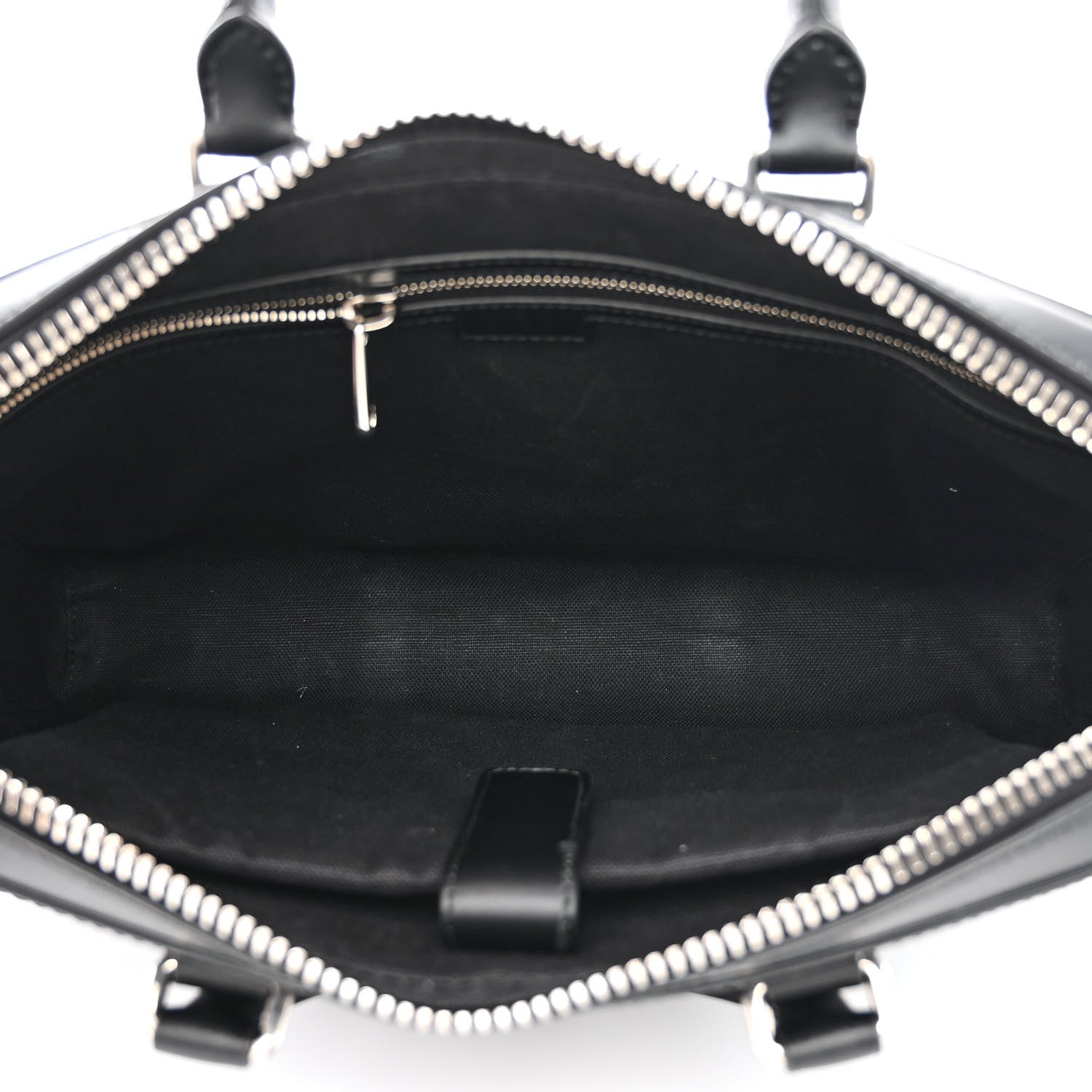Gucci GG Supreme Monogram Appia Calfskin Web Briefcase Black 5 of 10