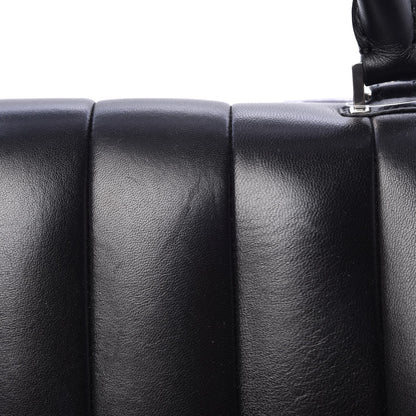 Celine Lambskin Quilted Small Trapeze Black 10 of 11