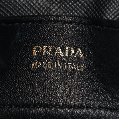Prada Saffiano Cuir Large Double Bag Nero Black 5 of 11
