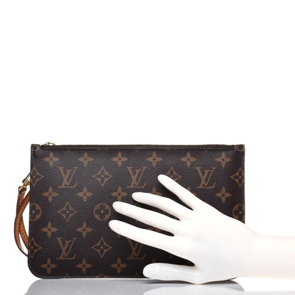 Louis Vuitton Monogram Neverfull MM GM Pochette 2 of 17