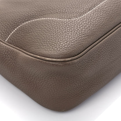 Hermes Taurillon Clemence Sac Trim II 35 Etoupe 9 of 10