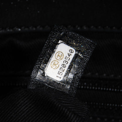 Chanel Iridescent Calfskin In the Mix Jumbo Double Flap Black 19 of 19