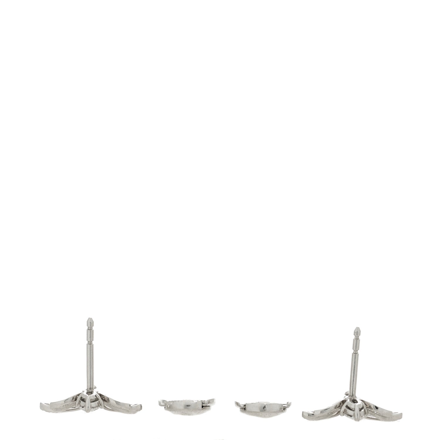 Tiffany Platinum Diamond Paper Flowers Firefly Earrings 3 of 6